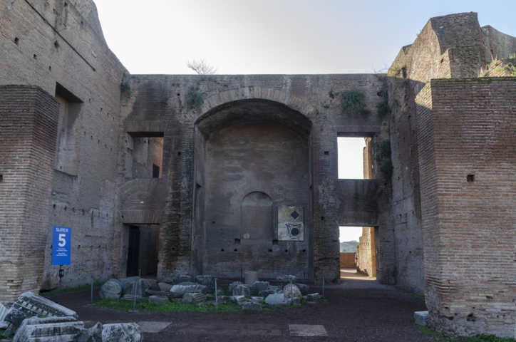 105 - Italia - Roma - Palatino - palacio imperial de Roma